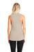 Next Level NL5013/N5013/5013 Womens Festival Muscle Tank Top Ash Grey Model Back