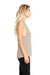 Next Level NL5013/N5013/5013 Womens Festival Muscle Tank Top Ash Grey Model Side