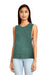 Next Level NL5013/N5013/5013 Womens Festival Muscle Tank Top Royal Pine Green Model Front