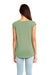 Next Level N5040/5040 Womens Festival Tank Top Stonewashed Green Model Back