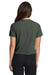 Next Level NL5080/N5080/5080 Womens Festival Cali Crop Short Sleeve Crewneck T-Shirt Royal Pine Green Model Back