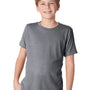 Next Level Youth Jersey Short Sleeve Crewneck T-Shirt - Heather Grey