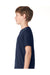 Next Level N6310/6310 Youth Jersey Short Sleeve Crewneck T-Shirt Vintage Navy Blue Model Side