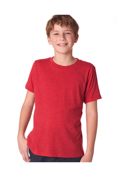 Next Level N6310/6310 Youth Jersey Short Sleeve Crewneck T-Shirt Vintage Red Model Front