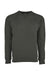 Next Level N9000/9000 Mens French Terry Long Sleeve Crewneck T-Shirt Heavy Metal Grey Flat Front