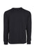 Next Level N9000/9000 Mens French Terry Long Sleeve Crewneck T-Shirt Black Flat Back