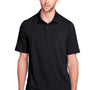 North End Mens Jaq Performance Moisture Wicking Short Sleeve Polo Shirt - Black