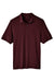 North End NE100 Mens Jaq Performance Moisture Wicking Short Sleeve Polo Shirt Burgundy Flat Front