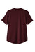 North End NE100W Womens Jaq Performance Moisture Wicking Short Sleeve Polo Shirt Burgundy Flat Back