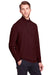 North End NE400 Mens Jaq Performance Moisture Wicking Long Sleeve Polo Shirt Burgundy Model 3q