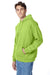 Hanes P170 Mens EcoSmart Print Pro XP Pill Resistant Hooded Sweatshirt Hoodie w/ Pouch Pocket Lime Green Model 3Q