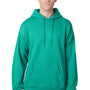 Hanes Mens EcoSmart Print Pro XP Pill Resistant Hooded Sweatshirt Hoodie w/ Pouch Pocket - Kelly Green