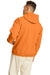 Hanes P170 Mens EcoSmart Print Pro XP Pill Resistant Hooded Sweatshirt Hoodie w/ Pouch Pocket Tennessee Orange Model Back