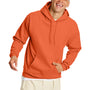 Hanes Mens EcoSmart Print Pro XP Pill Resistant Hooded Sweatshirt Hoodie w/ Pouch Pocket - Texas Orange