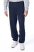 Hanes P650 Mens Ecosmart Sweatpants Navy Blue Model Front