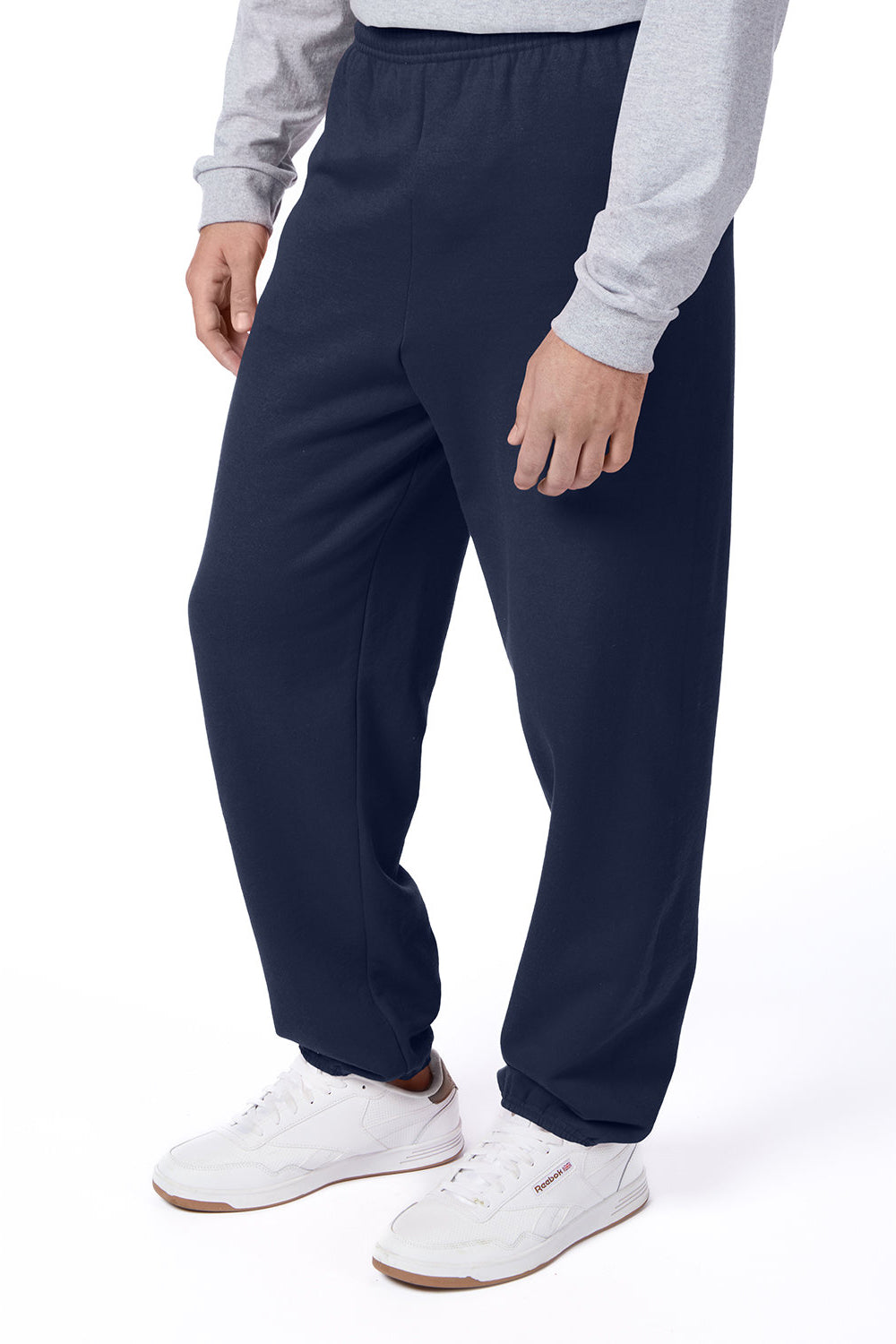 Hanes P650 Mens Ecosmart Sweatpants Navy Blue Model 3Q