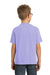 Port & Company PC099Y Youth Beach Wash Short Sleeve Crewneck T-Shirt Amethyst Purple Model Back