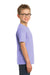 Port & Company PC099Y Youth Beach Wash Short Sleeve Crewneck T-Shirt Amethyst Purple Model Side