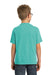 Port & Company PC099Y Youth Beach Wash Short Sleeve Crewneck T-Shirt Peacock Green Model Back