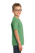 Port & Company PC099Y Youth Beach Wash Short Sleeve Crewneck T-Shirt Safari Green Model Side