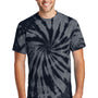 Port & Company Mens Tie-Dye Short Sleeve Crewneck T-Shirt - Black