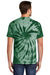 Port & Company PC147 Mens Tie-Dye Short Sleeve Crewneck T-Shirt Forest Green Model Back