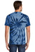 Port & Company PC147 Mens Tie-Dye Short Sleeve Crewneck T-Shirt Navy Blue Model Back