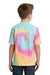 Port & Company PC147Y Youth Tie-Dye Short Sleeve Crewneck T-Shirt Pastel Rainbow Model Back