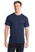 Port & Company PC150 Mens Short Sleeve Crewneck T-Shirt Navy Blue Model Front