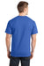 Port & Company PC150 Mens Short Sleeve Crewneck T-Shirt Royal Blue Model Back