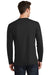 Port & Company PC450LS Mens Fan Favorite Long Sleeve Crewneck T-Shirt Jet Black Model Back