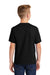 Port & Company PC455Y Youth Fan Favorite Short Sleeve Crewneck T-Shirt Jet Black Model Back