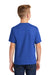 Port & Company PC455Y Youth Fan Favorite Short Sleeve Crewneck T-Shirt Heather True Royal Blue Model Back