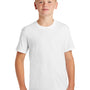 Port & Company Youth Fan Favorite Short Sleeve Crewneck T-Shirt - White