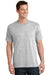 Port & Company PC54/PC54T Mens Core Short Sleeve Crewneck T-Shirt Ash Grey Model Front