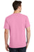 Port & Company PC54/PC54T Mens Core Short Sleeve Crewneck T-Shirt Candy Pink Model Back