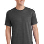 Port & Company Mens Core Short Sleeve Crewneck T-Shirt - Heather Dark Grey