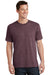 Port & Company PC54/PC54T Mens Core Short Sleeve Crewneck T-Shirt Heather Athletic Maroon Model Front