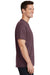 Port & Company PC54/PC54T Mens Core Short Sleeve Crewneck T-Shirt Heather Athletic Maroon Model Side