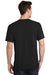 Port & Company PC54/PC54T Mens Core Short Sleeve Crewneck T-Shirt Jet Black Model Back