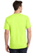 Port & Company PC54/PC54T Mens Core Short Sleeve Crewneck T-Shirt Neon Yellow Model Back