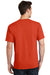 Port & Company PC54/PC54T Mens Core Short Sleeve Crewneck T-Shirt Orange Model Back