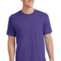 Port & Company Mens Core Short Sleeve Crewneck T-Shirt - Purple