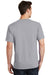 Port & Company PC54/PC54T Mens Core Short Sleeve Crewneck T-Shirt Silver Grey Model Back