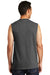 Port & Company PC54SL Mens Core Tank Top Heather Dark Grey Model Back