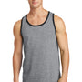 Port & Company Mens Core Tank Top - Heather Grey/Jet Black