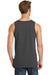 Port & Company PC54TT Mens Core Tank Top Charcoal Grey Model Back