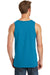 Port & Company PC54TT Mens Core Tank Top Neon Blue Model Back