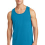 Port & Company Mens Core Tank Top - Neon Blue