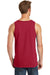 Port & Company PC54TT Mens Core Tank Top Red Model Back